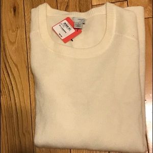 NWT!👌Halogen Cashmere Swtr - Med - Ivory (cloud)